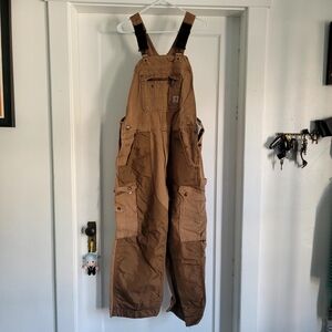 Carhartt Tan Cotton Overalls